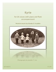 Kyrie SA choral sheet music cover Thumbnail